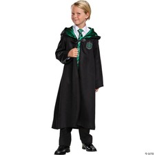 Disguise Harry Potter Slytherin Robe, Official Wizarding World Costume Robes,