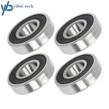 Double Rubber Seals 4Pcs 63/28-2RS 28mm Inner 68mm Dia 18mm OD Ball Bearings