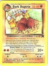 Dark Dugtrio (23) Unlimited Rare Team Rocket 23/82 LP on eBay