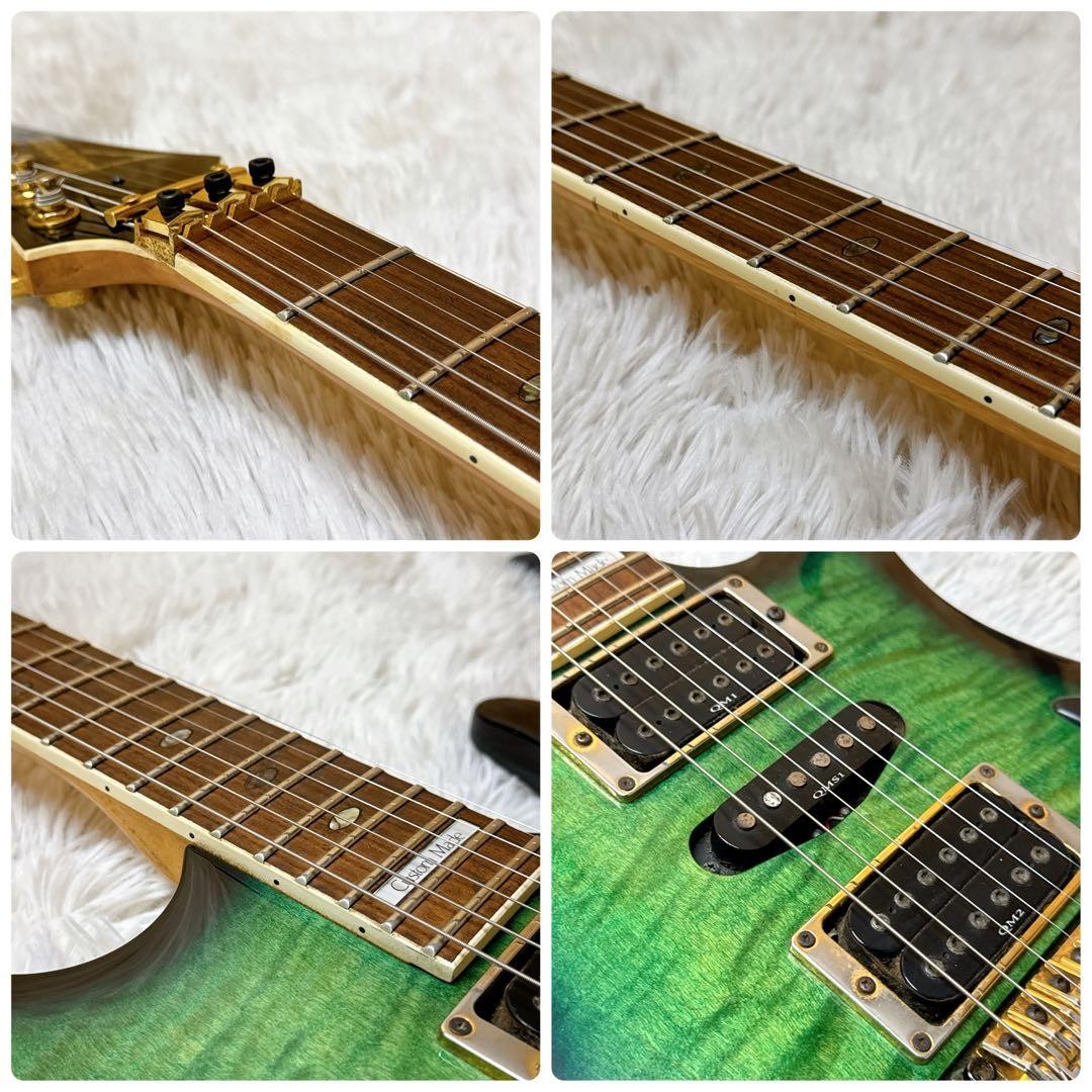 Ibanez S540FM Japan Custom Made Green Flame Safe Packing! | eBay