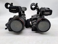 Lot of 2 Canon XH A1s A Mini HDV 1080i Camcorder