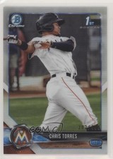 2018 Bowman Chrome Prospects Refractor /499 Christopher Torres Chris #BCP207 1s8