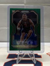 2020 Panini Prizm - Rookie Zack Baun #387 Green Prizm (RC) Rookie Card. rookie card picture