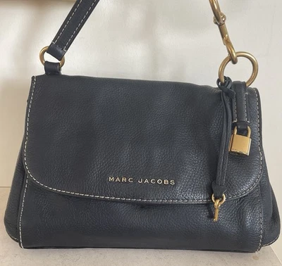 Vintage Marc Jacobs The Boho Grind Black Leather Crossbody Bag
