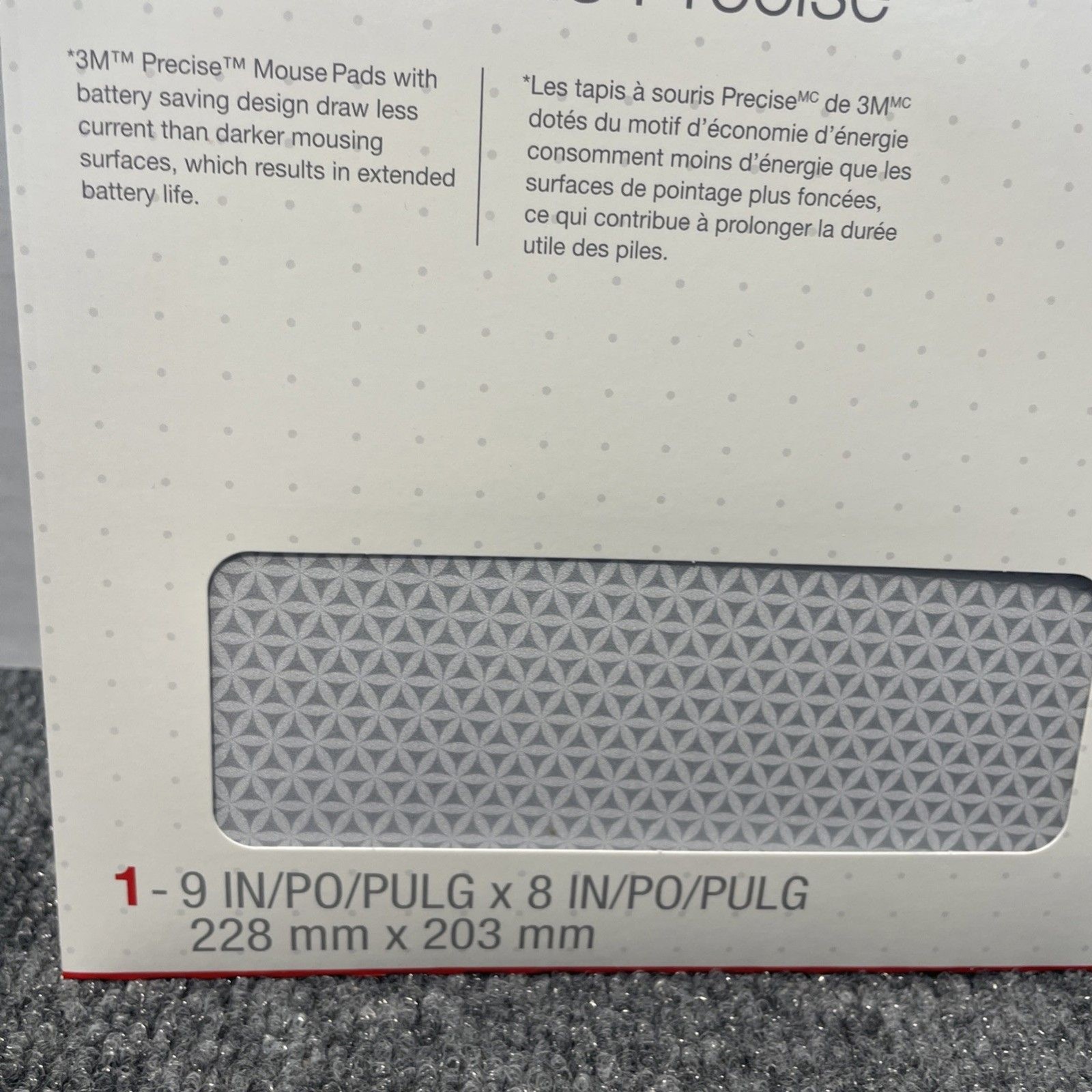 Almohadilla de mouse de precisión 3M que mejora la precisión de los mouse ópticos, con base antideslizante de espuma, imagen 4