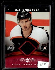 2006-07 Upper Deck Black Diamond Jerseys Ruby R.J. Umberger 039/100 Philadelphia