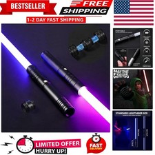RGB Dueling Lightsaber with Alloy Handle - 15 Colors  6 Sound Effects - 63 Inch