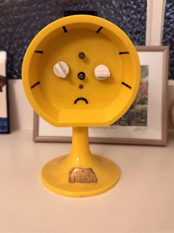 Design Space Age „Jerger“ Tischuhr Wecker 1970er  - Bild 3 von 4