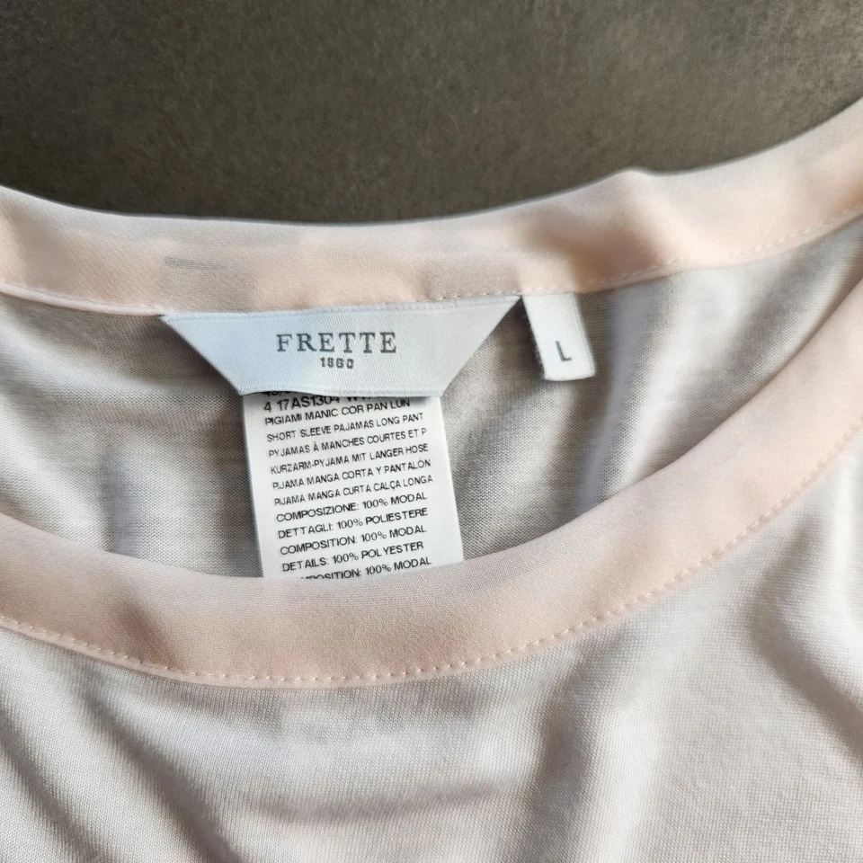 Pigiama donna Frette 1860 modello rosa lusso taglia large - Immagine 4 di 4