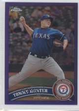 2011 Topps Chrome Retail Purple Refractor 365/499 Tommy Hunter #31 0a1