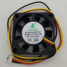 1 Pc. New FONSONING FSY40S12M Cooling Fan DC12V 0.08A 4010 3Pin