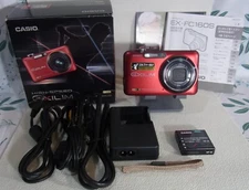 Casio swing analysis!EXILIM EX-FC160S RED,10MP,5x,f/3.6,2.7in Excellent from JPN