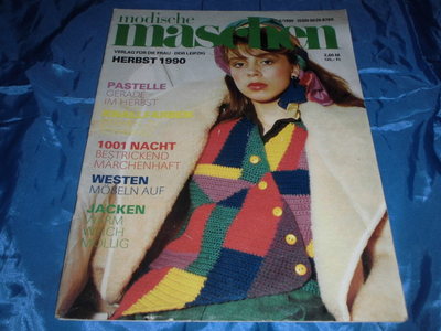 Modische Maschen , 2 / 1990 , Zeitschrift / DDR , Mode Herbst 1990 , Nostalgie