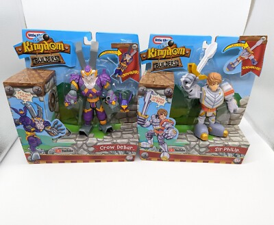 Kingdom Builders Crow Debar and Sir Philip Little Tikes, Turns Into A Crowbar