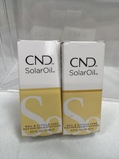 2 CND Essentials Solar Oil Nail Cuticle Conditioner, .5 Fl. Oz. Each