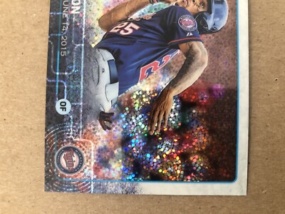 2015 BYRON BUXTON Topps UPDATE CHROME PULSAR REFRACTOR ROOKIE RC