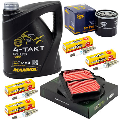 Wartung 4L Öl für Yamaha XT 1200 Z ZA 2010-21 Set Luftfilter Ölfilter Zündkerzen
