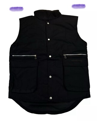 GianFranco Ferre  X-large  Nero Black Sleeveless Jacket BNWT