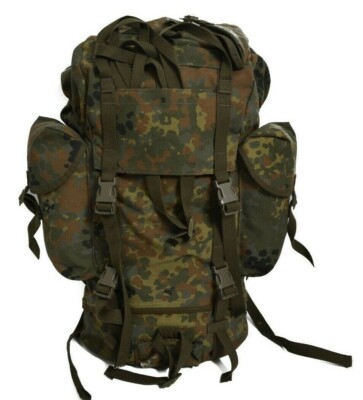 Original BW Bundeswehr Rucksack, Kampfrucksack flecktarn | eBay