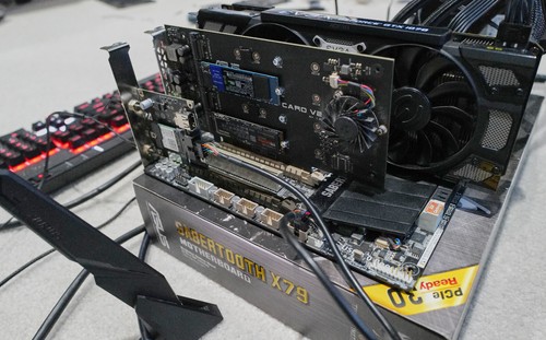 Sabertooth X79 + i7-4930K + 32GB 1600MT+ASUS Hyper M.2 X16 PCIe 3.0 - Picture 5 of 13