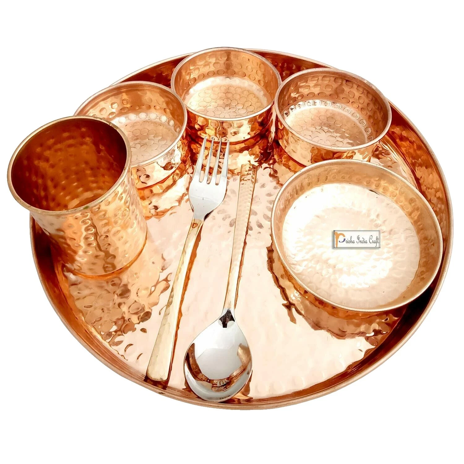 Copper Round Complete Dinner Service Sets
