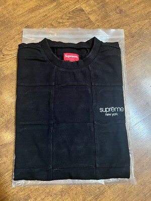 シャツ Supreme Patchwork YokeFootball Top Black Supreme Supreme Patchwork Yoke Football Top 'Black' | REVERSIBLE