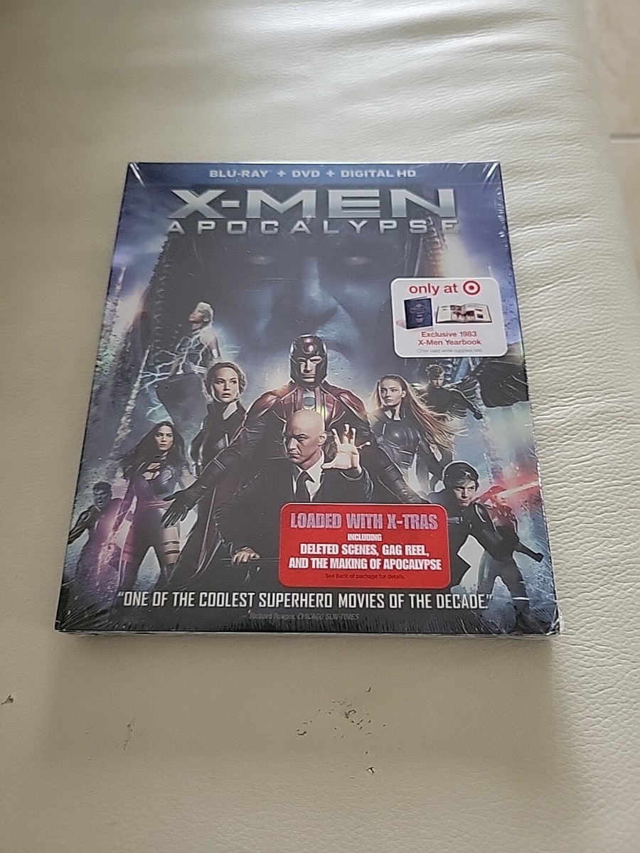 X-men Apocalypse Target With 1983 Yearbook Blu-ray and DVD for
