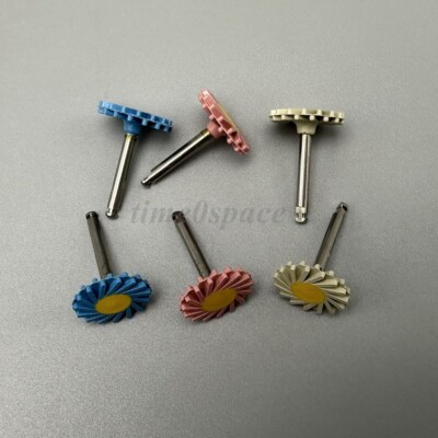 1 Kit/*6 Dental Diamond Impregnated Polishing System 3-Step