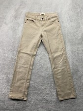 Levi's 514 Jeans Boy's 16 28x27 Beige Regular 514 Straight Mid Rise Light Denim
