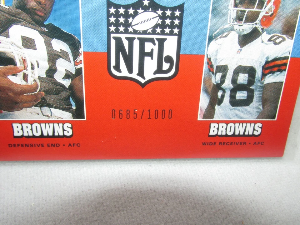 2000 Upper Deck Vintage Preview * Courtney Brown/JaJuan Dawson * 685/1000 - Image 2 of 4
