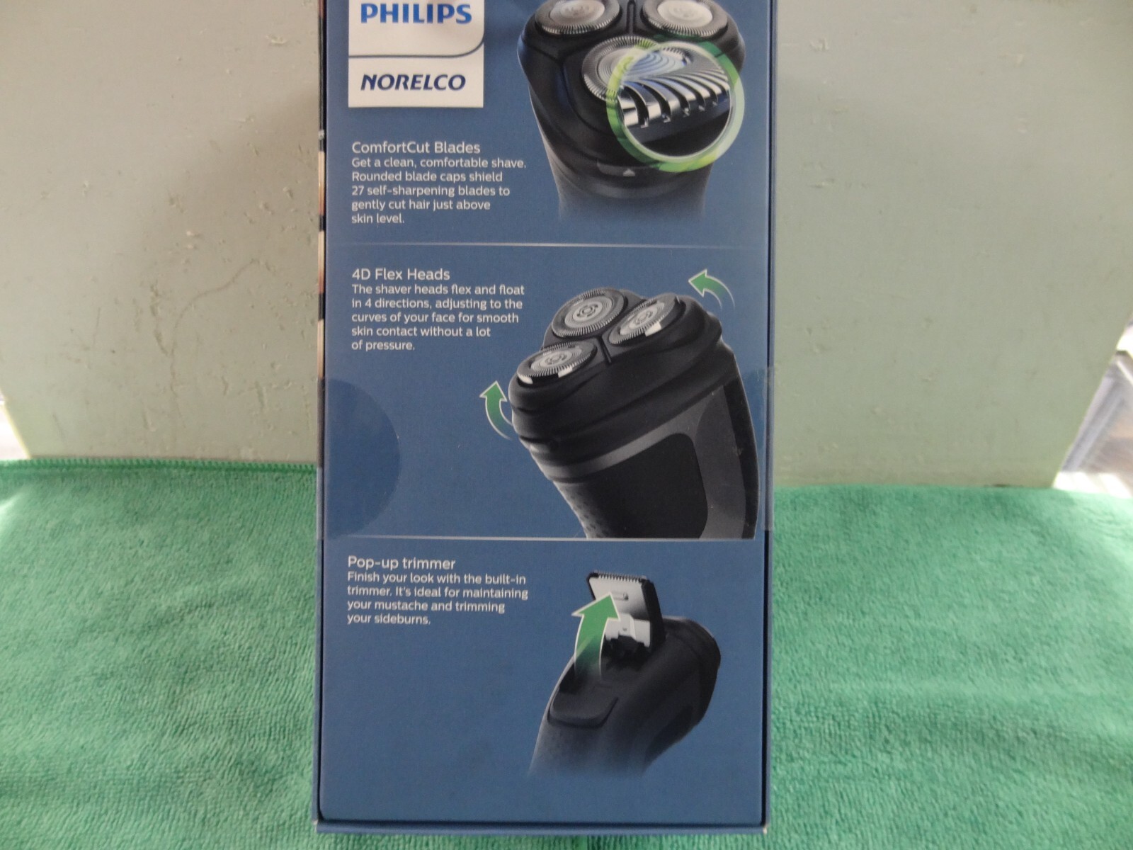 NEW Philips Norelco Shaver 2100 Rechargeable Electric Shaver - 4D Flex ...