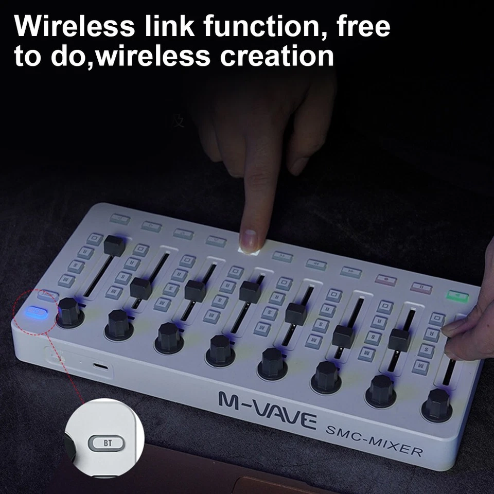 Kompakter Design Wireless Midi Controller perfekt f??r reisende Musiker - Bild 3 von 4