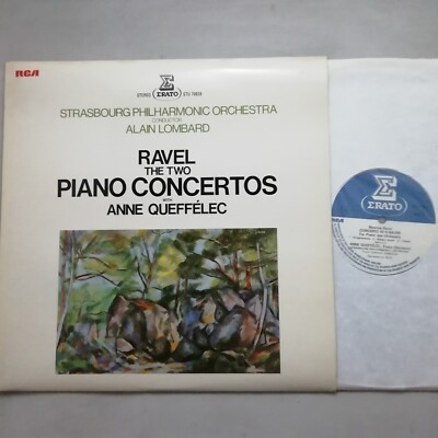 Erato LP STU 70928: Ravel - The Two Piano Concertos / Anne Queffélec