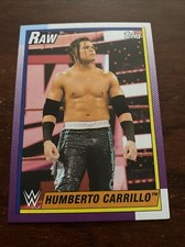 2021 WWE Topps Heritage #17 Humberto Carrillo Wrestling Card B9854