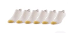 Goldtoe Casual Moisture-Wicking No-Show Socks 6-Pack White Gold Toe Socks Mens