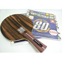 Xvt Ebony Rosewood With Tenergy 80 Rubber Hand Assemble Table Tennis Racket Xvt Ebony Rosewood With Tenergy 80 Rubber Hand Assemble Table Tennis Racket