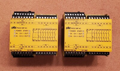 PILZ 777606 PNOZ X9P 24VDC 100-240VACDC-7NO Safety Relay - Tested   
