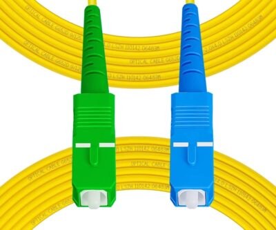 SC/UPC to SC/APC Fiber Cable 50m Simplex 9/125 Single Mode OS1/OS2 LSZH