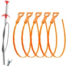 Drain Clog Remover Tool Hair Cather Shower Drain Tool Auger Cleaning for Kitc...