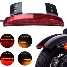 Motorcycle LED Tail Brake Stop Turn Signal Running Lights for Cafe Racer Bobber