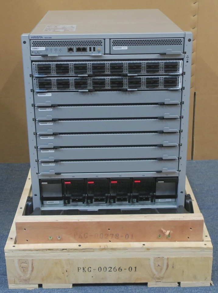 NEW Arista DCS-7308 8-Slot Switch Chassis 2x EM-7300X-32Q-LC 1x EM-7300-SUP - Image 2 of 4