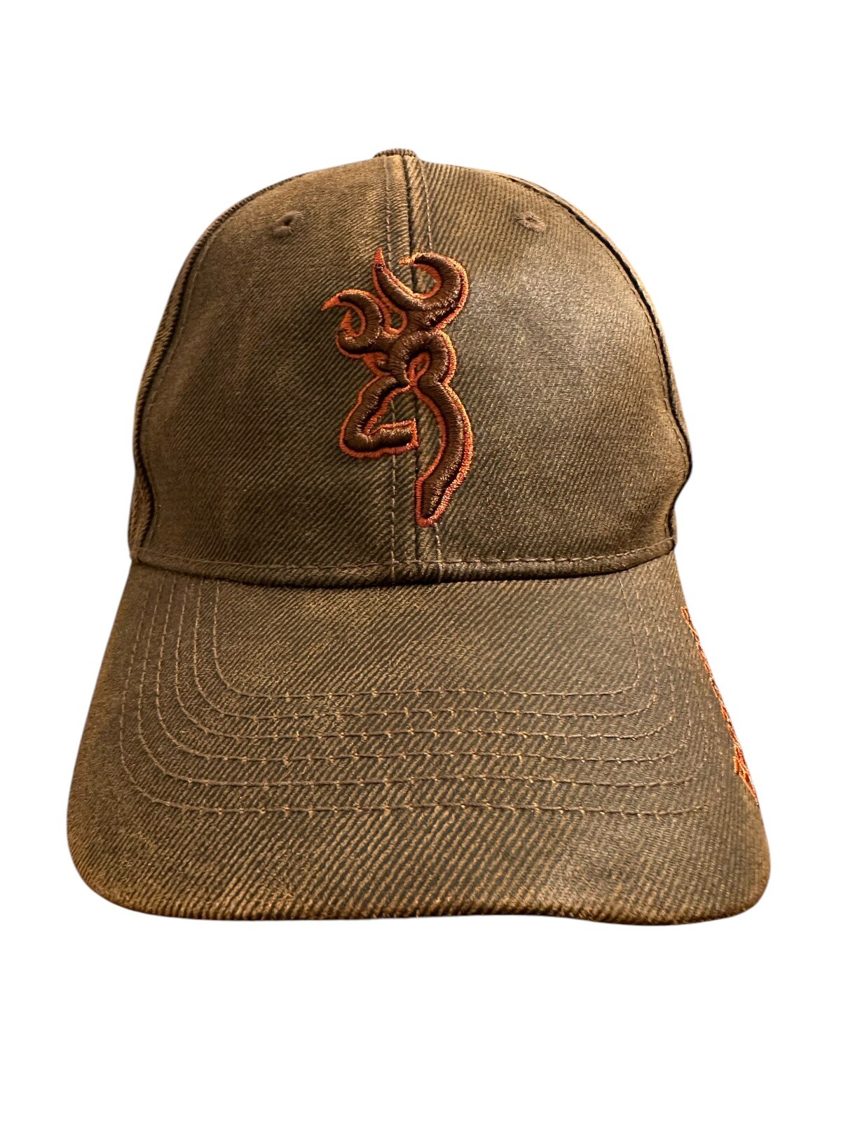 Browning Rhino Cap Unisex Brown One Size Fits All Adjustable Hat Cotton Blend