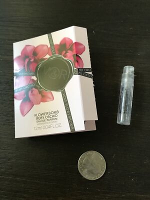 Viktor & Rolf Flowerbomb Ruby Orchid Parfum Fragrance .04 oz Trial Sample