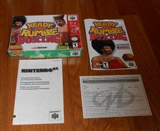 N64 READY 2 RUBLE BOXING EMPTY BOX WITH INSTRUCTION MANUAL