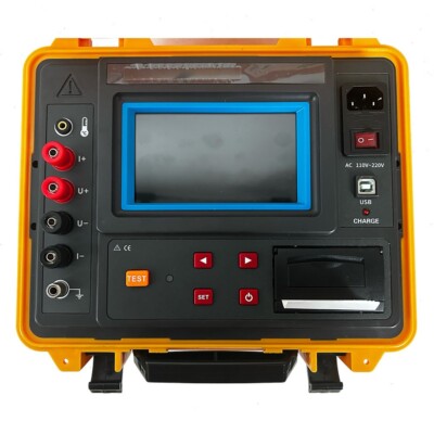 10A Transformer DC Resistance Tester with 600 Group DataStorage Resolution 0.1uΩ