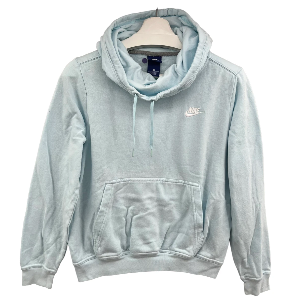 Baby blue nike hoodie womens sale