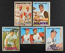 1967 Topps Baseball Lot 5 Cards Al Kaline
