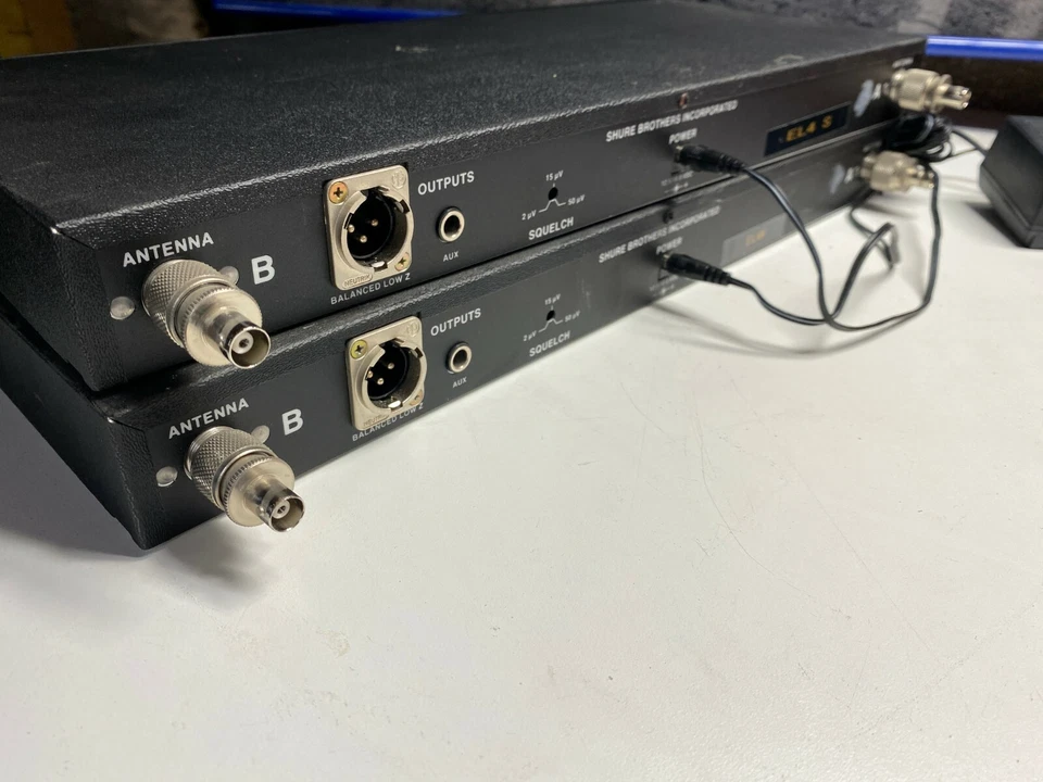 Set Of 2x Shure L4 Marcad Diversity Wireless Receiver - Image 3 of 3