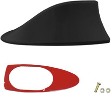 Car Shark Fin Antenna Cover Plastic Automotive Amfm Radio Signal Roof Aerial W