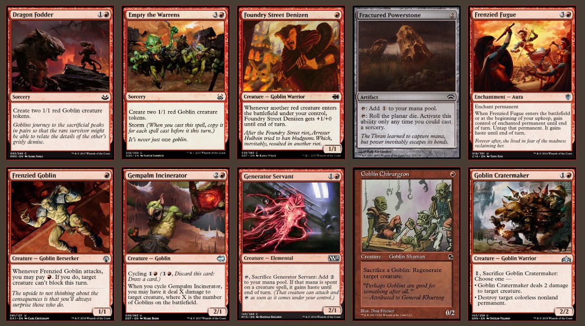 mtg goblin commander deck list What's the best for an 'oops all goblins' Magic: The Gathering deck? Use Krenko to create an unbeatable Goblin Army Goblins - Krenko Mob Boss